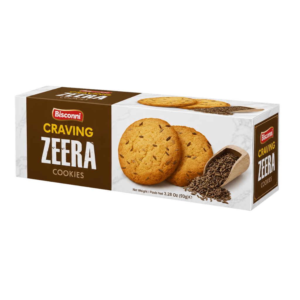 Bisconi Craving Zeera Cookies 93 g buy online USA - 1